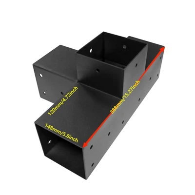 Staffe per pergola 6''x6'' 4-Way